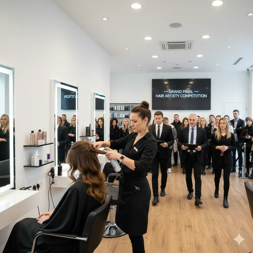 Grande final du concours de coiffure