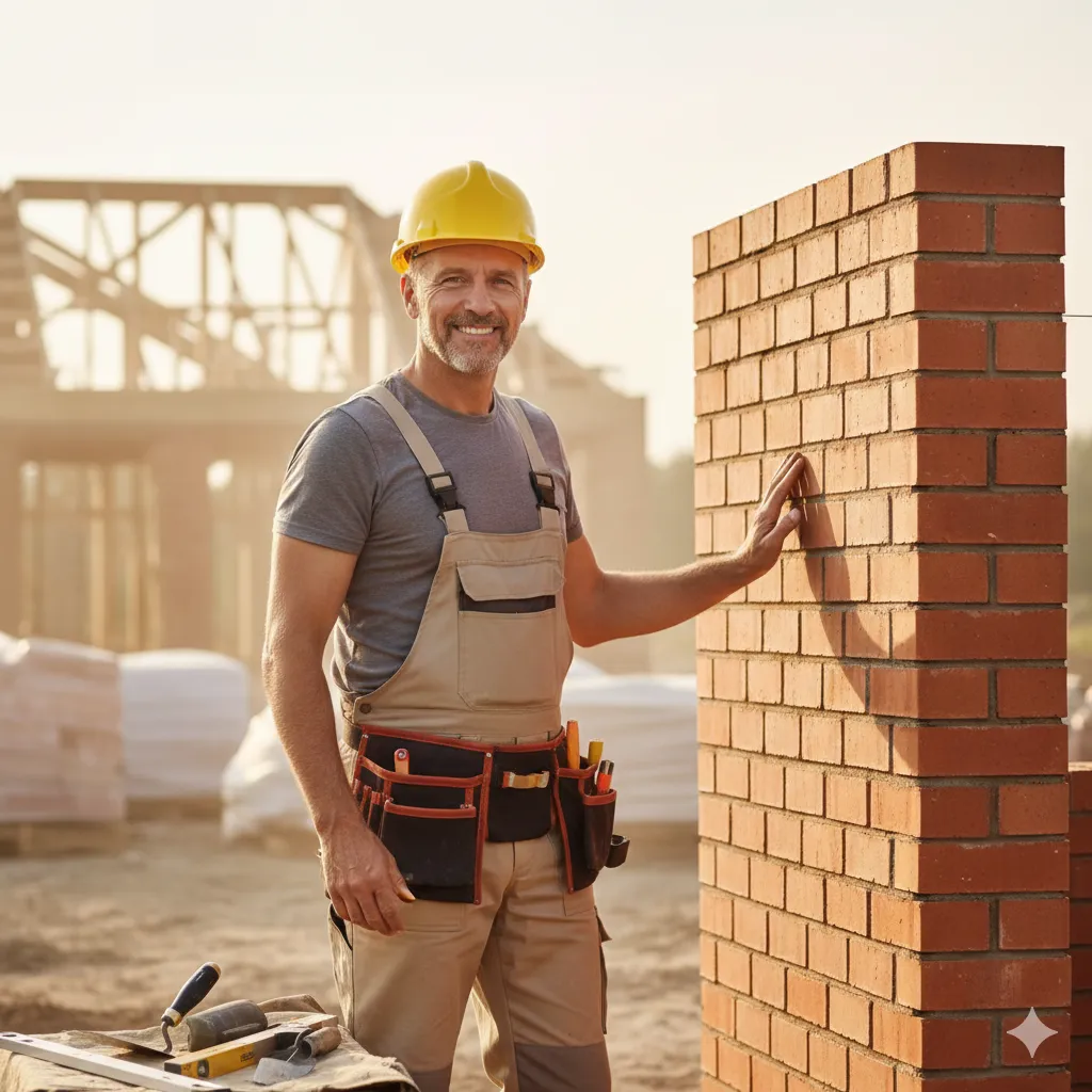 Un nouveau mur fraîchement monté